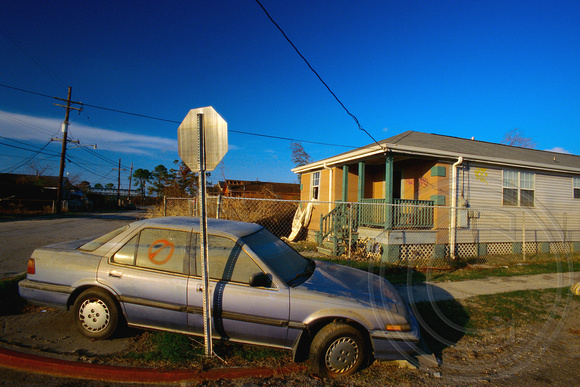 Car after Katrina, New Orleans