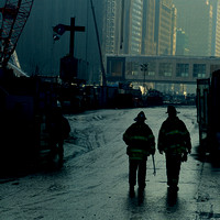 Two Firefighters at Ground Zero