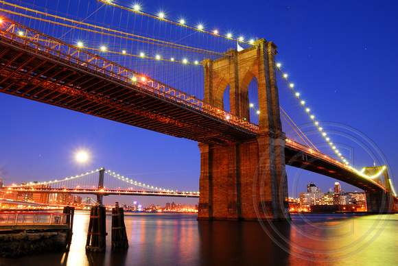 Brooklyn Bridge with Orion
