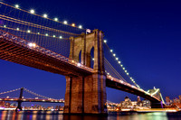 Orion over the Brooklyn Bridge